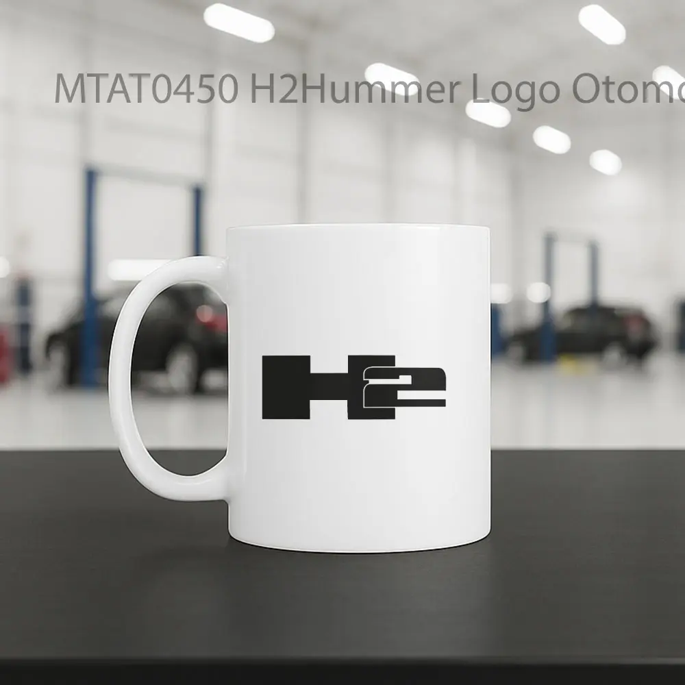 H2Hummer Logo Otomotif Mug - Sudut 2