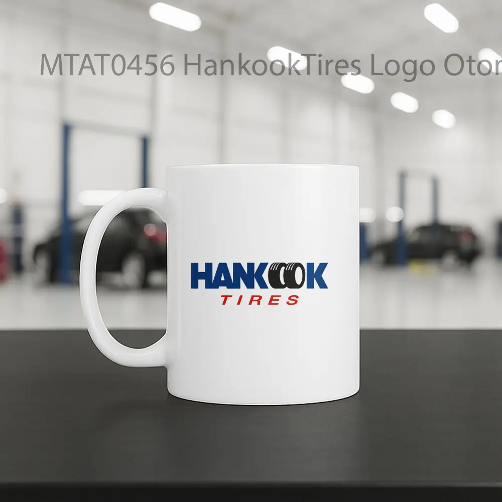HankookTires Logo Otomotif Mug - Sudut 2