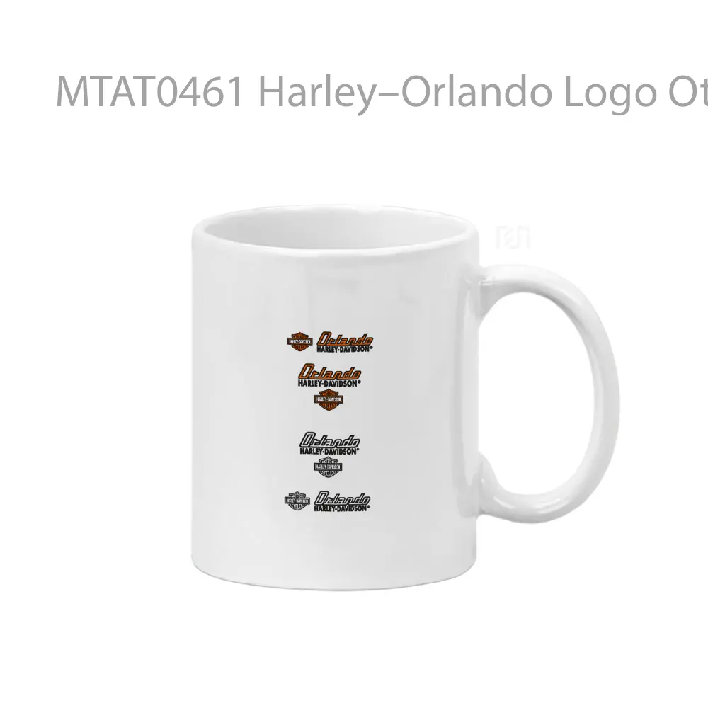 Harley–Orlando Logo Otomotif Mug