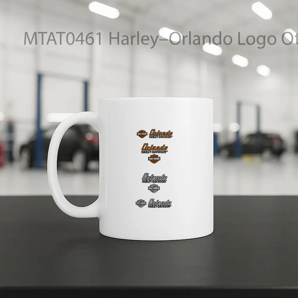 Harley–Orlando Logo Otomotif Mug - Sudut 2