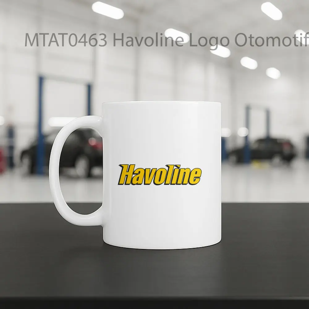 Havoline Logo Otomotif Mug - Sudut 2