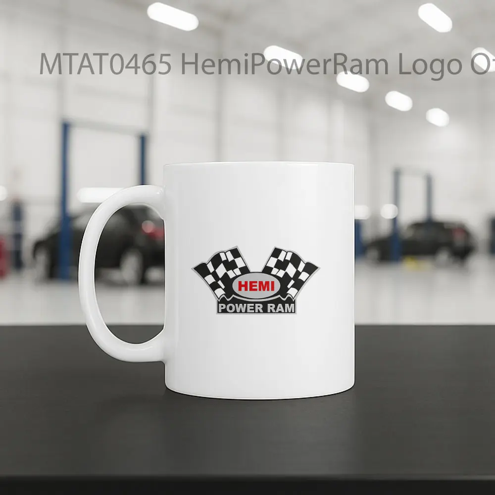HemiPowerRam Logo Otomotif Mug - Sudut 2