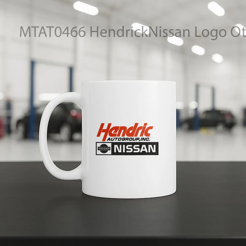 HendrickNissan Logo Otomotif Mug - Sudut 2