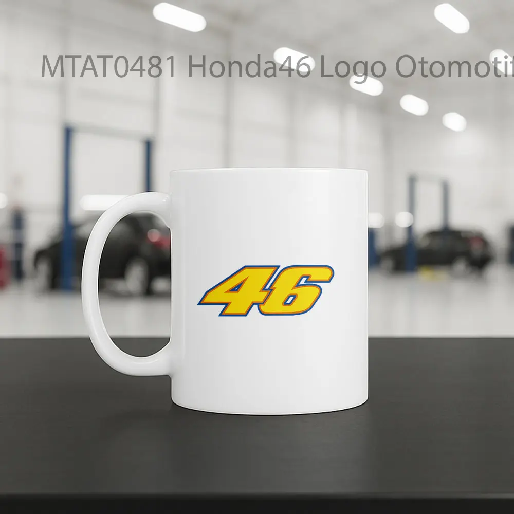 Honda46 Logo Otomotif Mug - Sudut 2