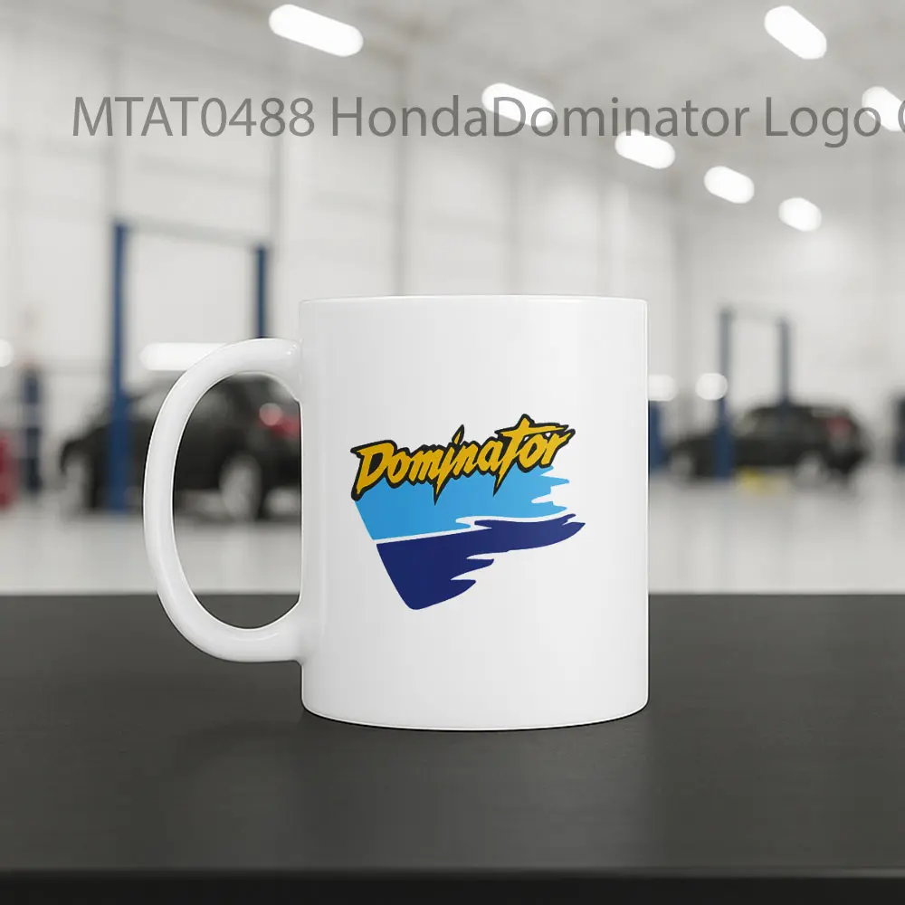 HondaDominator Logo Otomotif Mug - Sudut 2