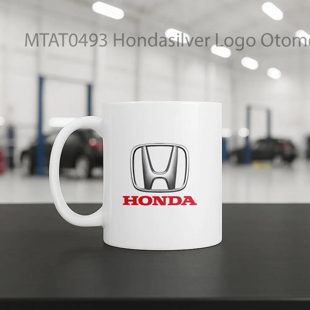 Hondasilver Logo Otomotif Mug - Sudut 2