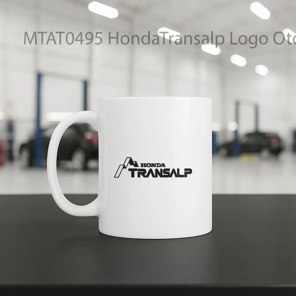 HondaTransalp Logo Otomotif Mug - Sudut 2