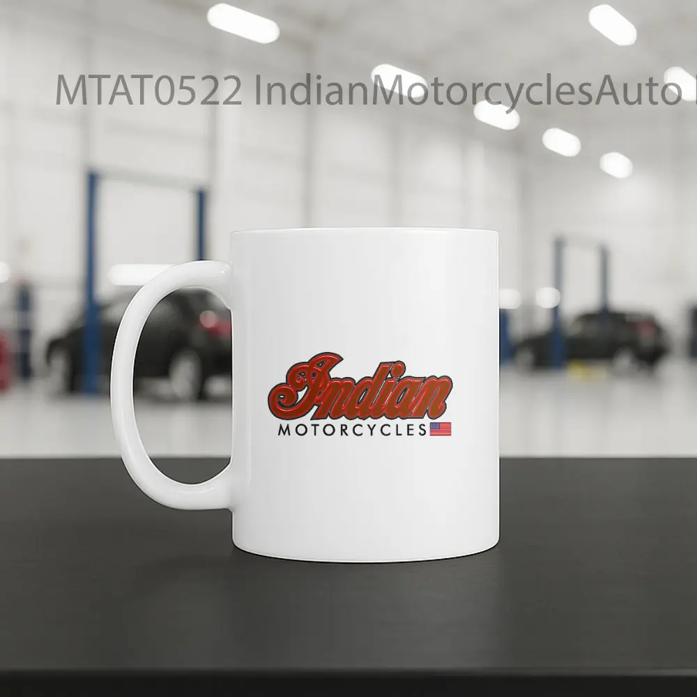 IndianMotorcyclesAuto Logo Otomotif Mug - Sudut 2