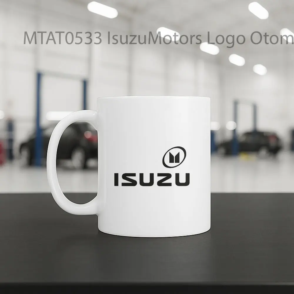 IsuzuMotors Logo Otomotif Mug - Sudut 2