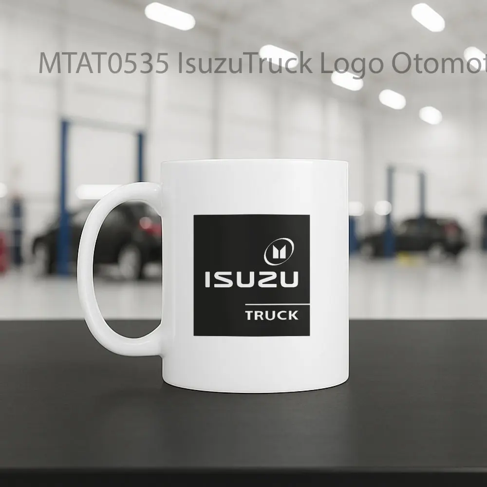 IsuzuTruck Logo Otomotif Mug - Sudut 2