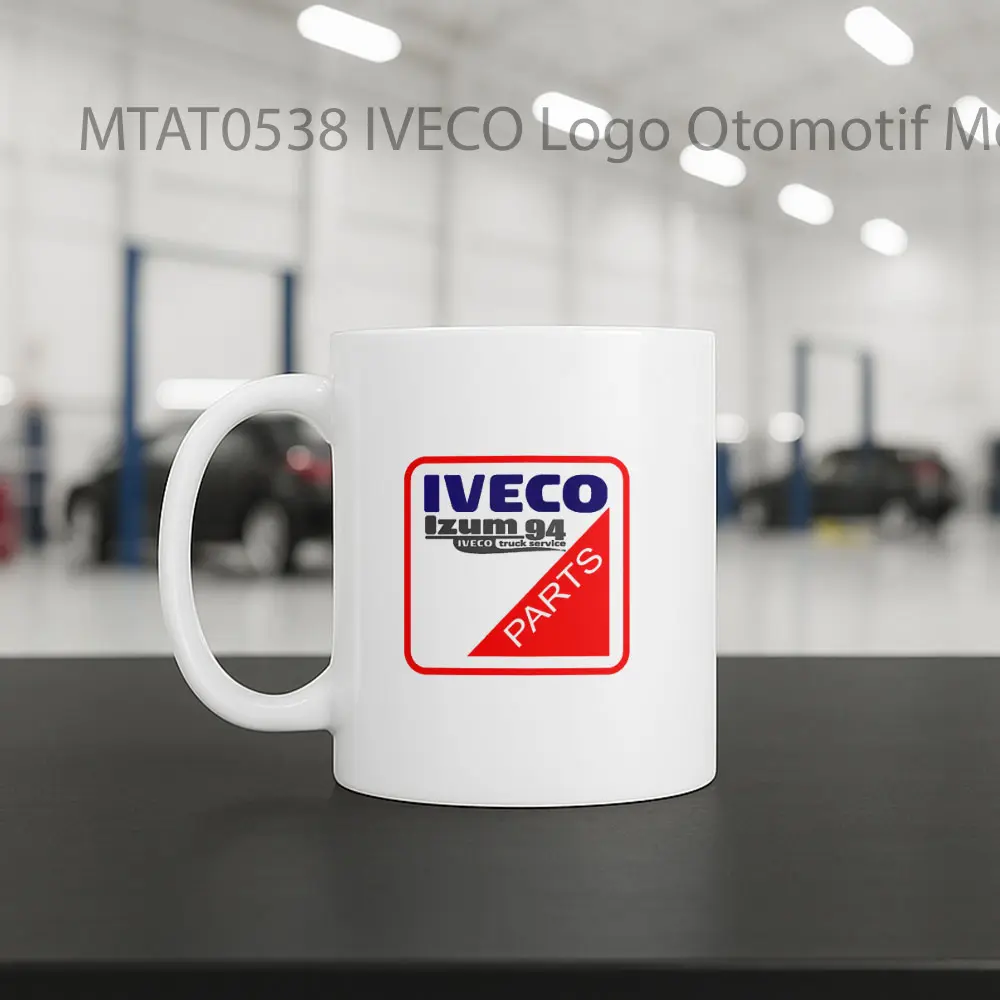 IVECO Logo Otomotif Mug - Sudut 2