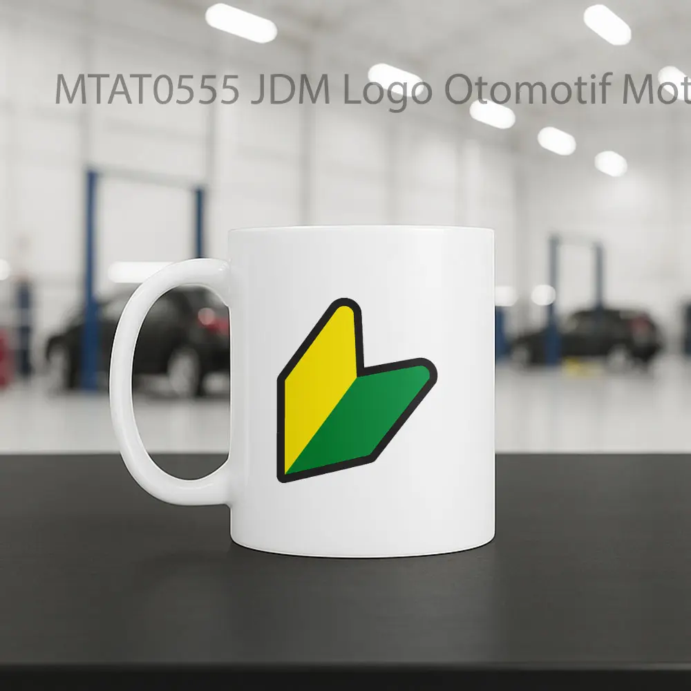 JDM Logo Otomotif Mug - Sudut 2
