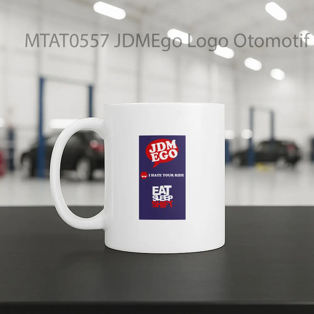 JDMEgo Logo Otomotif Mug - Sudut 2