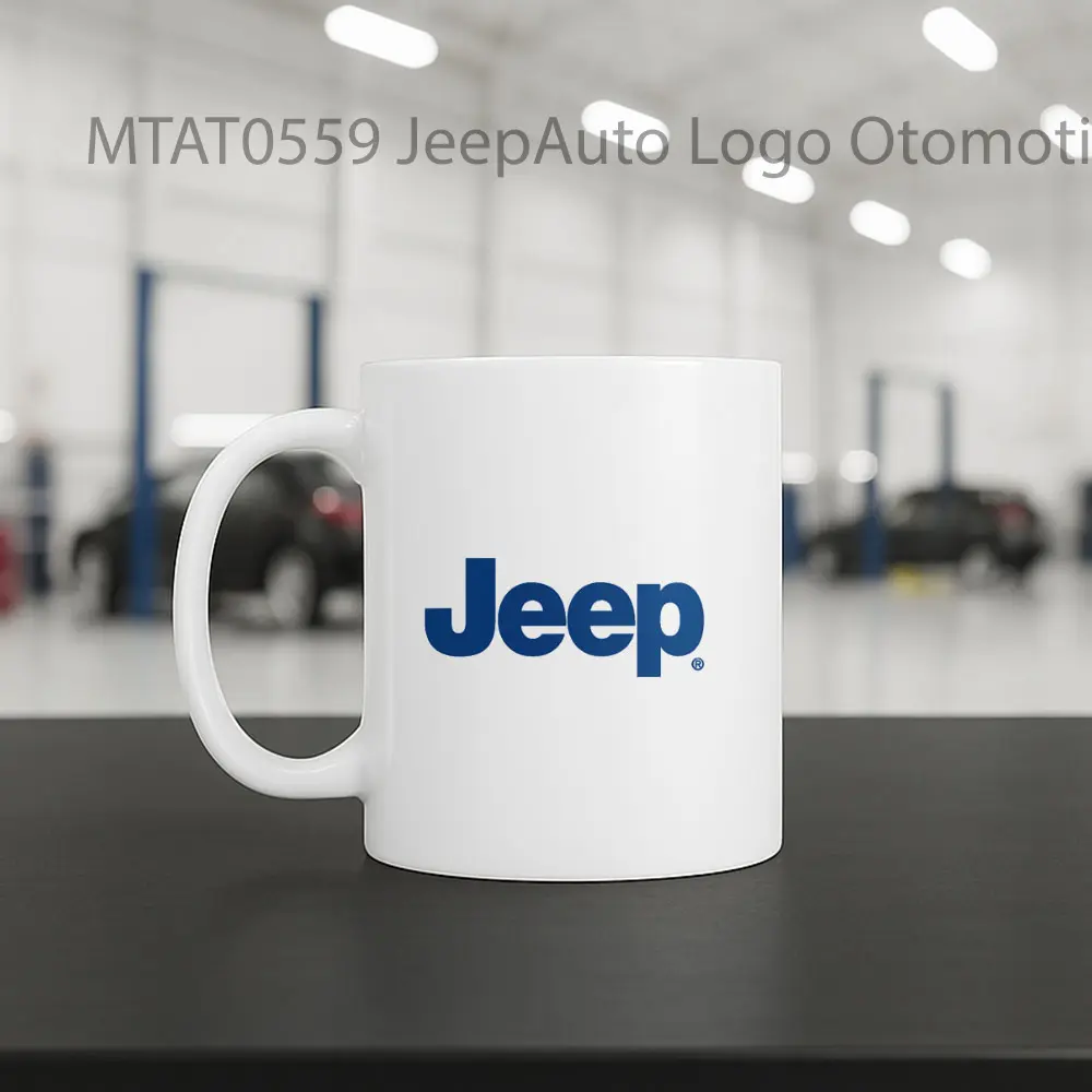 JeepAuto Logo Otomotif Mug - Sudut 2
