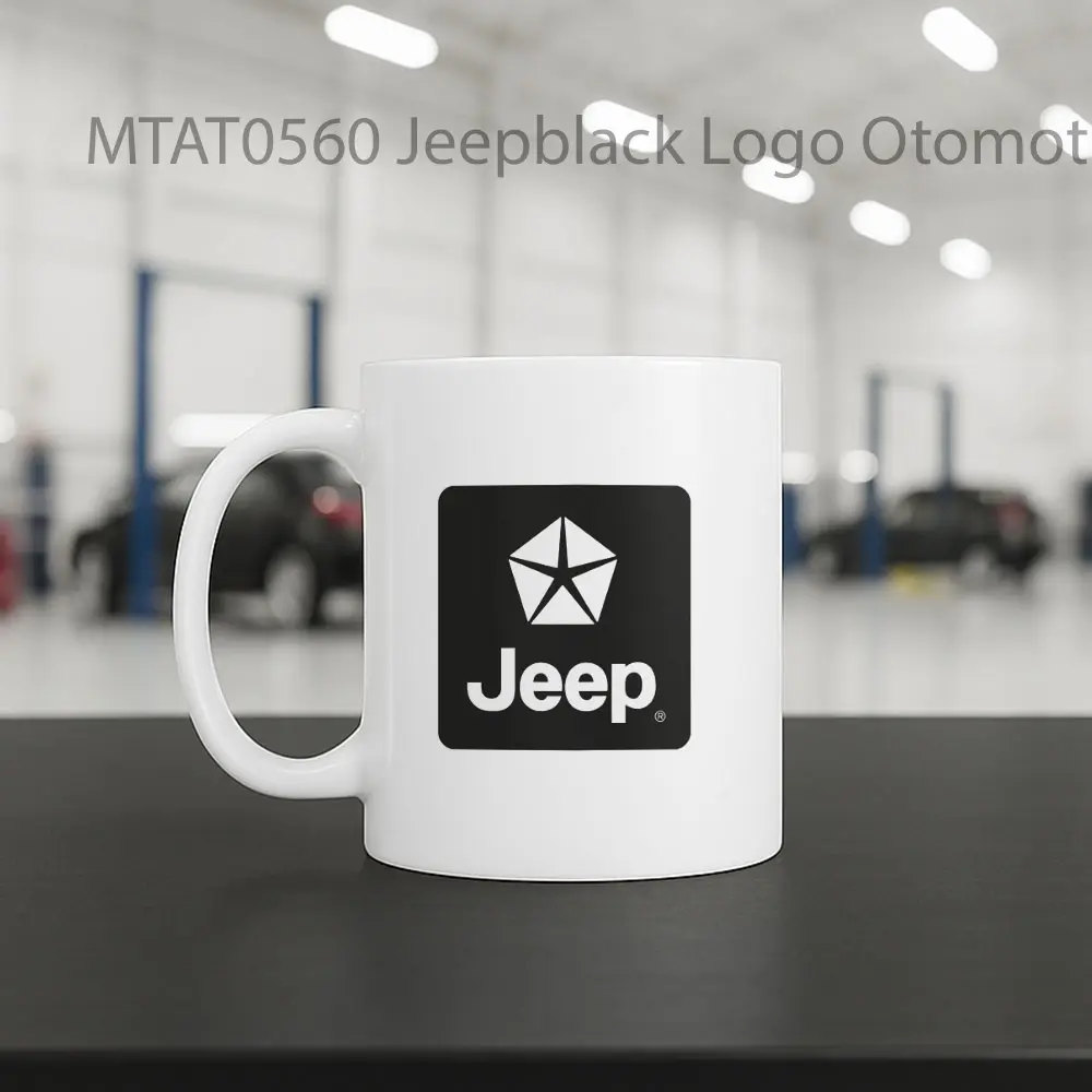 Jeepblack Logo Otomotif Mug - Sudut 2