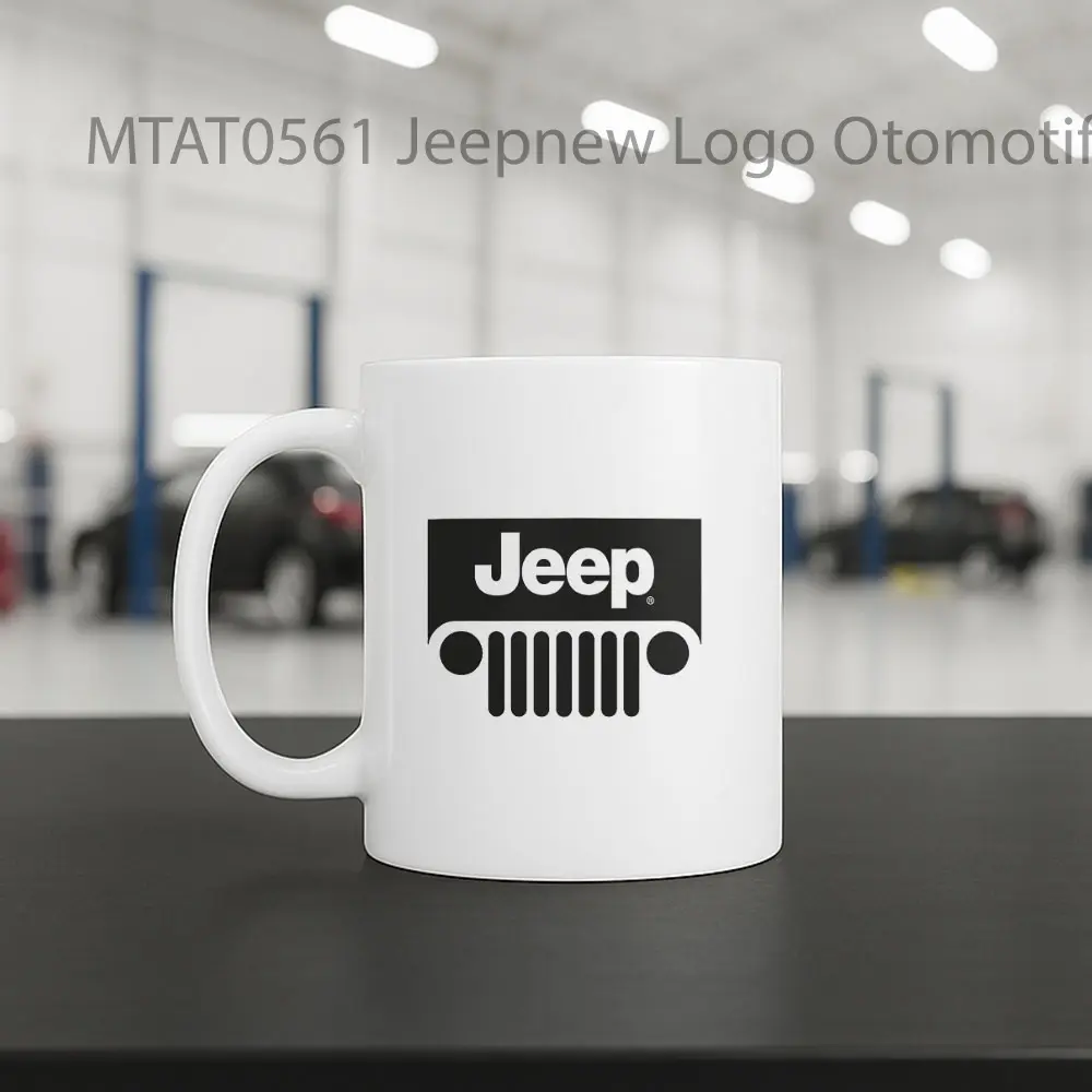 Jeepnew Logo Otomotif Mug - Sudut 2