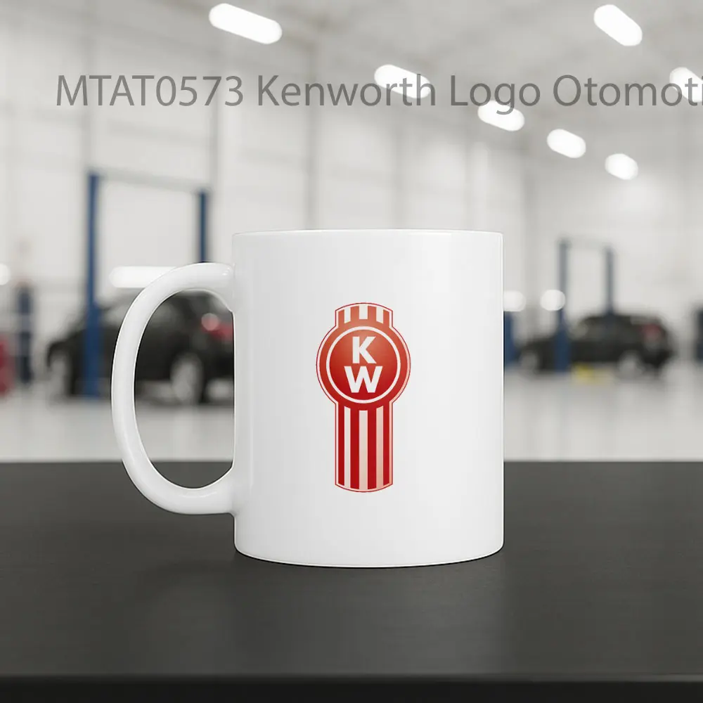 Kenworth Logo Otomotif Mug - Sudut 2