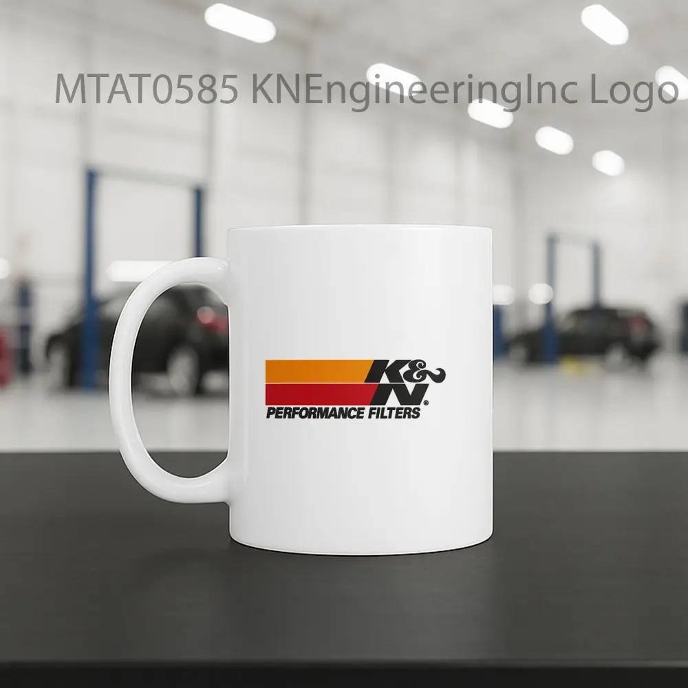 KNEngineeringInc Logo Otomotif Mug - Sudut 2