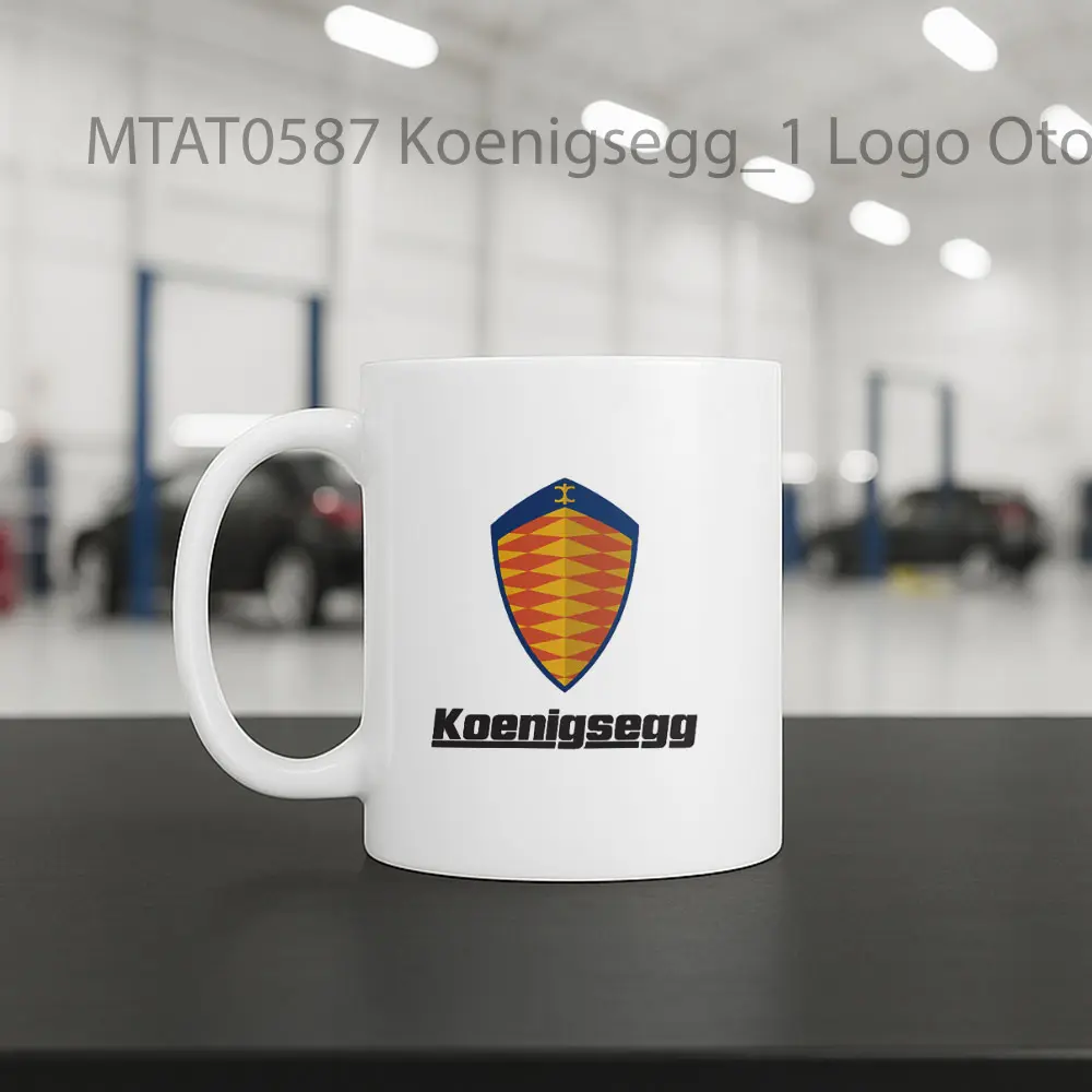 Koenigsegg_1 Logo Otomotif Mug - Sudut 2