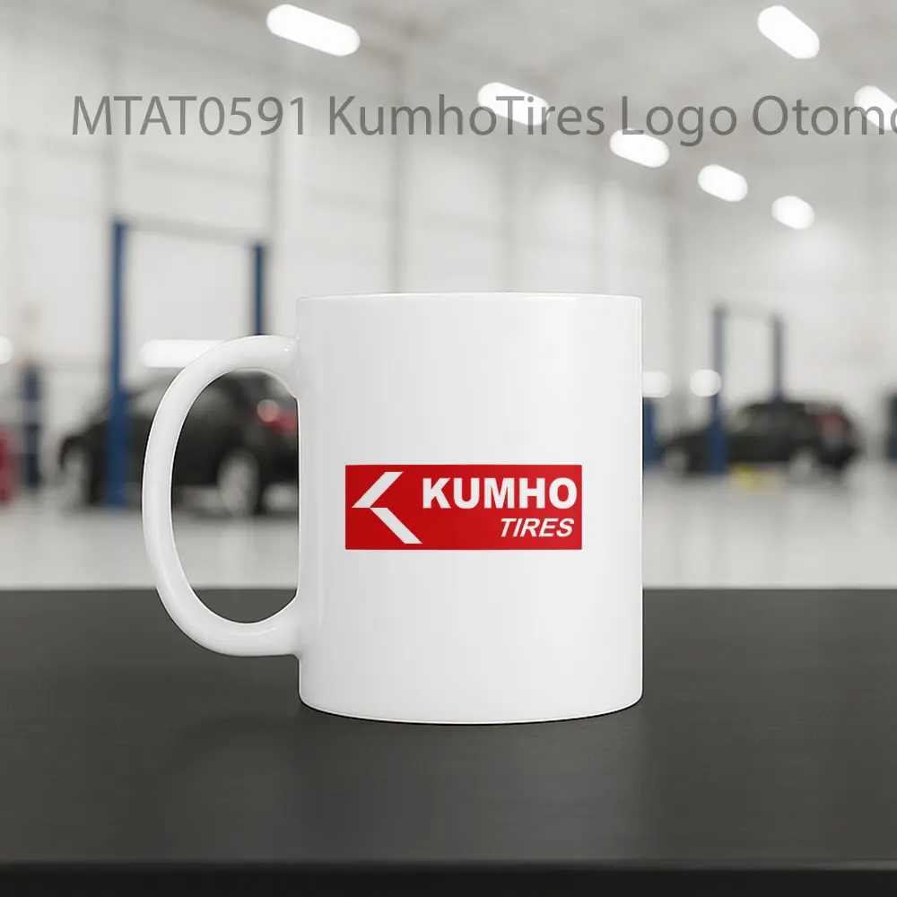 KumhoTires Logo Otomotif Mug - Sudut 2