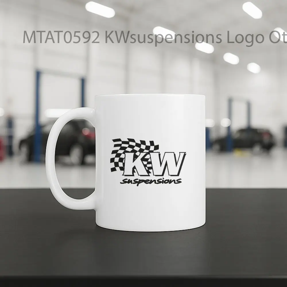 KWsuspensions Logo Otomotif Mug - Sudut 2