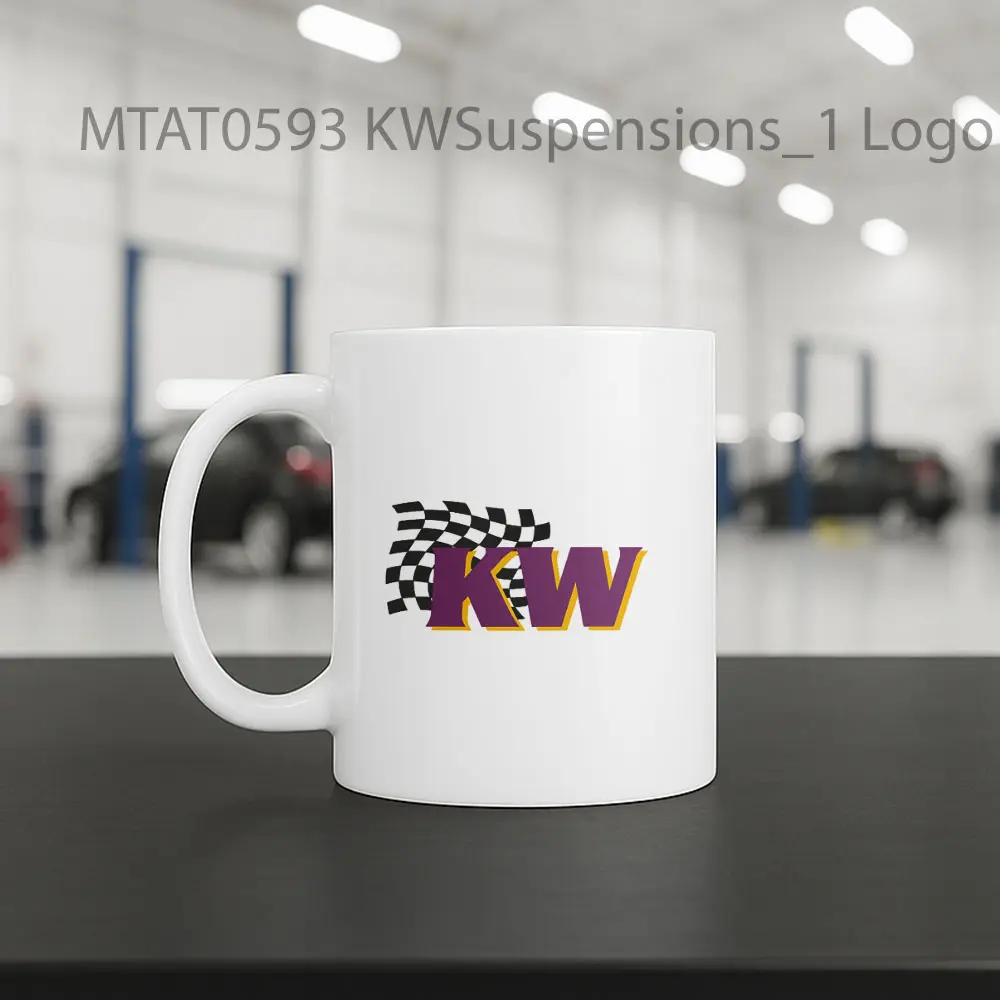 KWSuspensions_1 Logo Otomotif Mug - Sudut 2