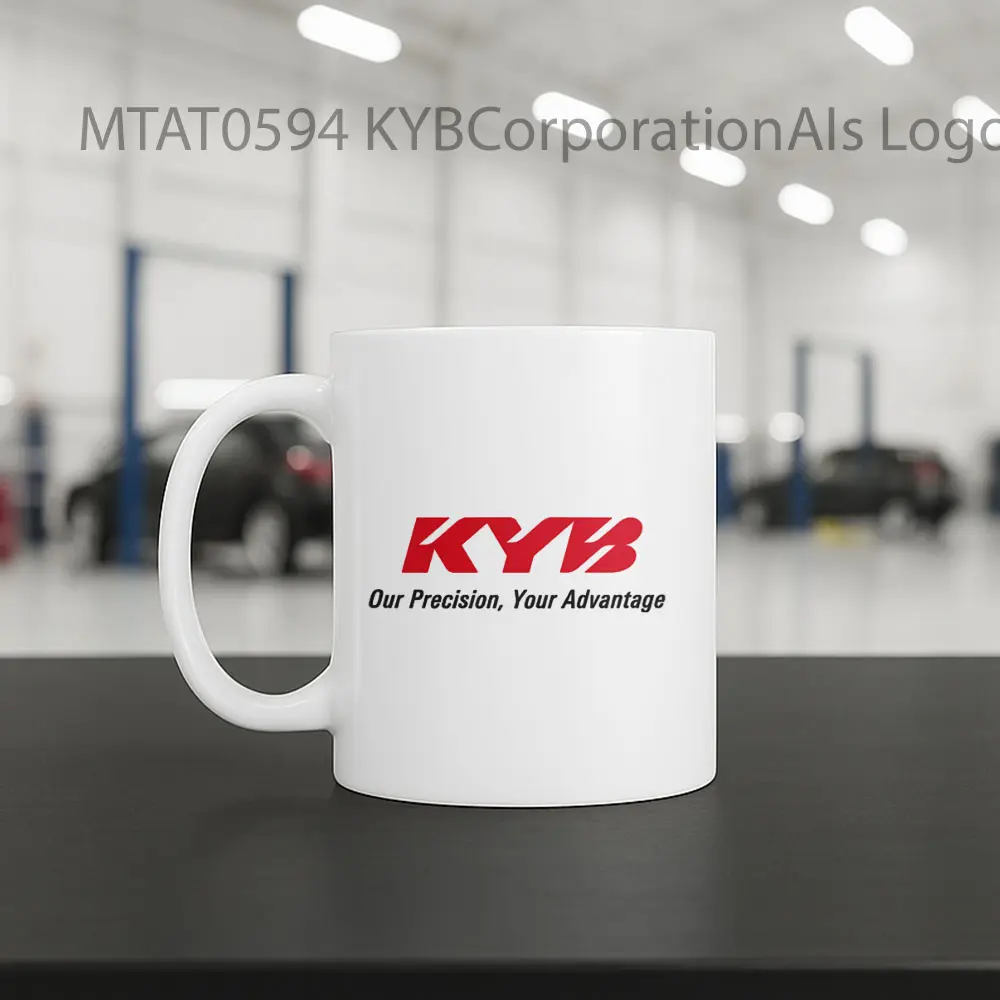 KYBCorporationAIs Logo Otomotif Mug - Sudut 2