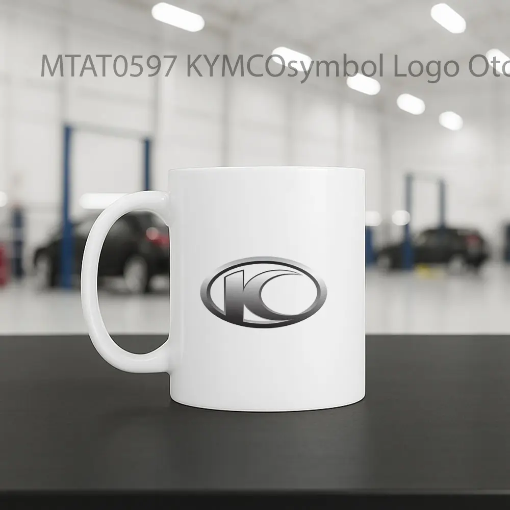 KYMCOsymbol Logo Otomotif Mug - Sudut 2