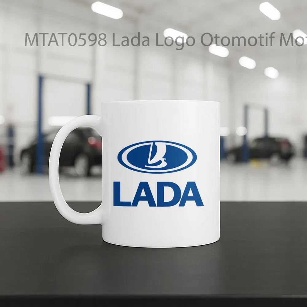 Lada Logo Otomotif Mug - Sudut 2