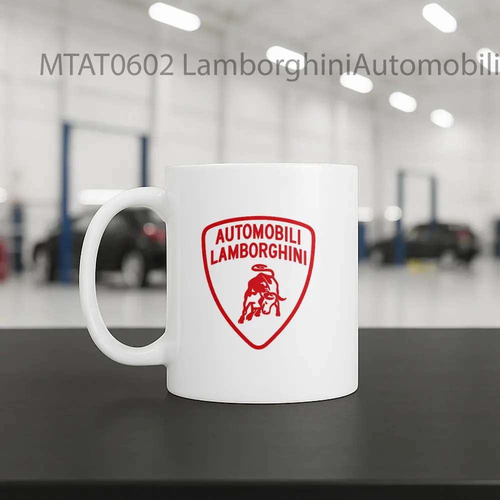 LamborghiniAutomobili Logo Otomotif Mug - Sudut 2