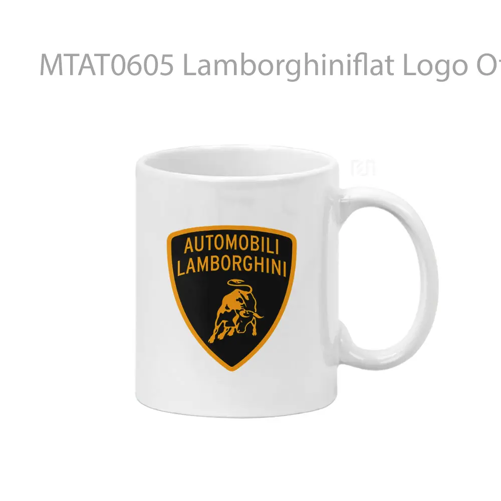 Lamborghiniflat Logo Otomotif Mug