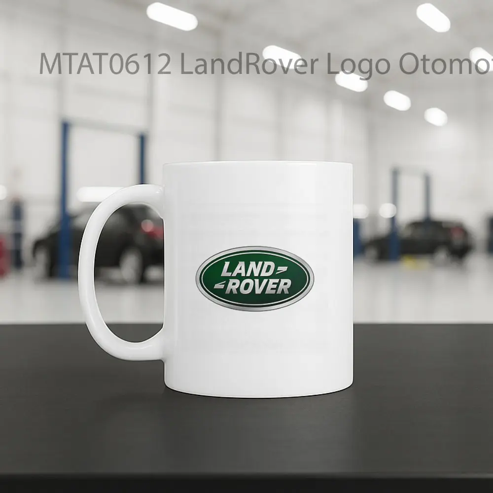 LandRover Logo Otomotif Mug - Sudut 2