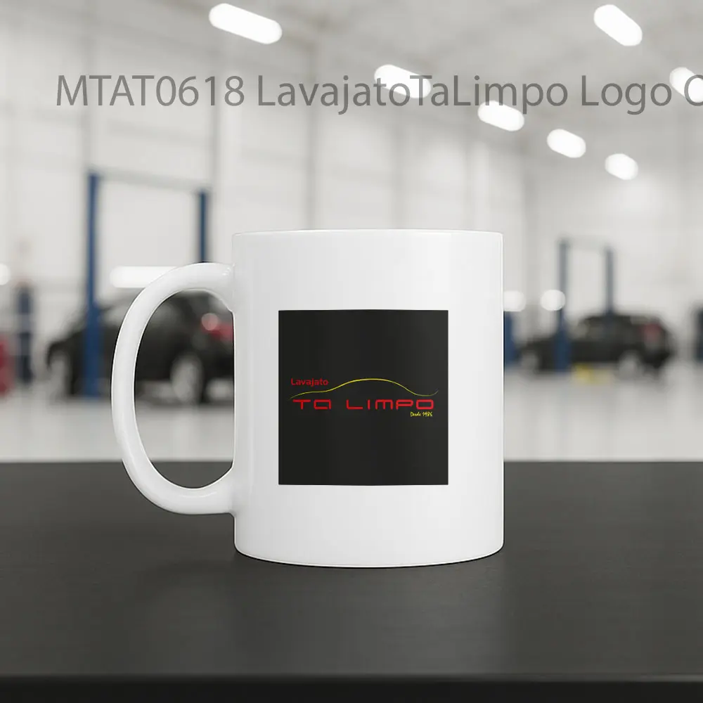 LavajatoTaLimpo Logo Otomotif Mug - Sudut 2