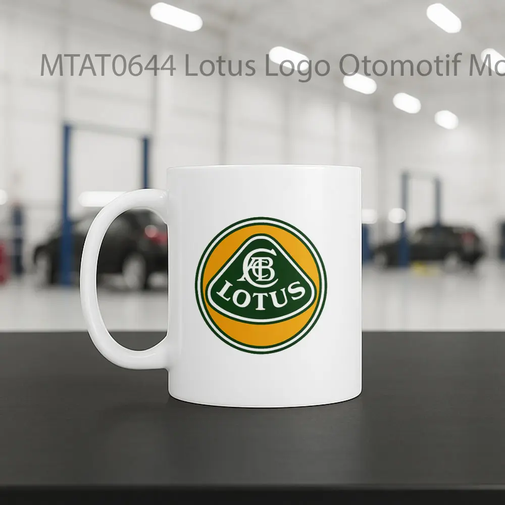 Lotus Logo Otomotif Mug - Sudut 2