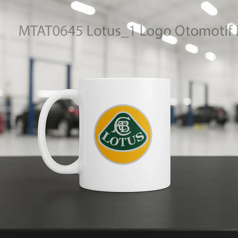 Lotus_1 Logo Otomotif Mug - Sudut 2