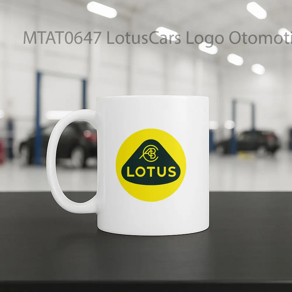 LotusCars Logo Otomotif Mug - Sudut 2