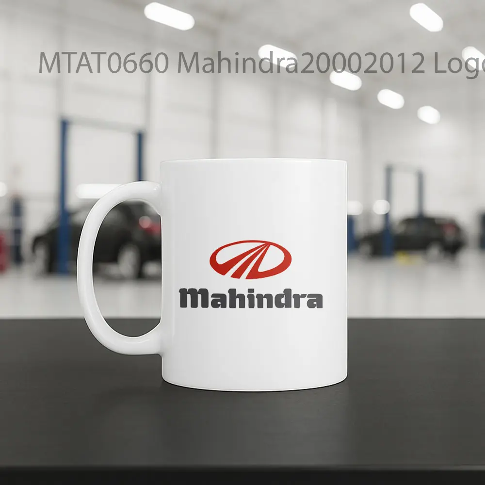 Mahindra20002012 Logo Otomotif Mug - Sudut 2