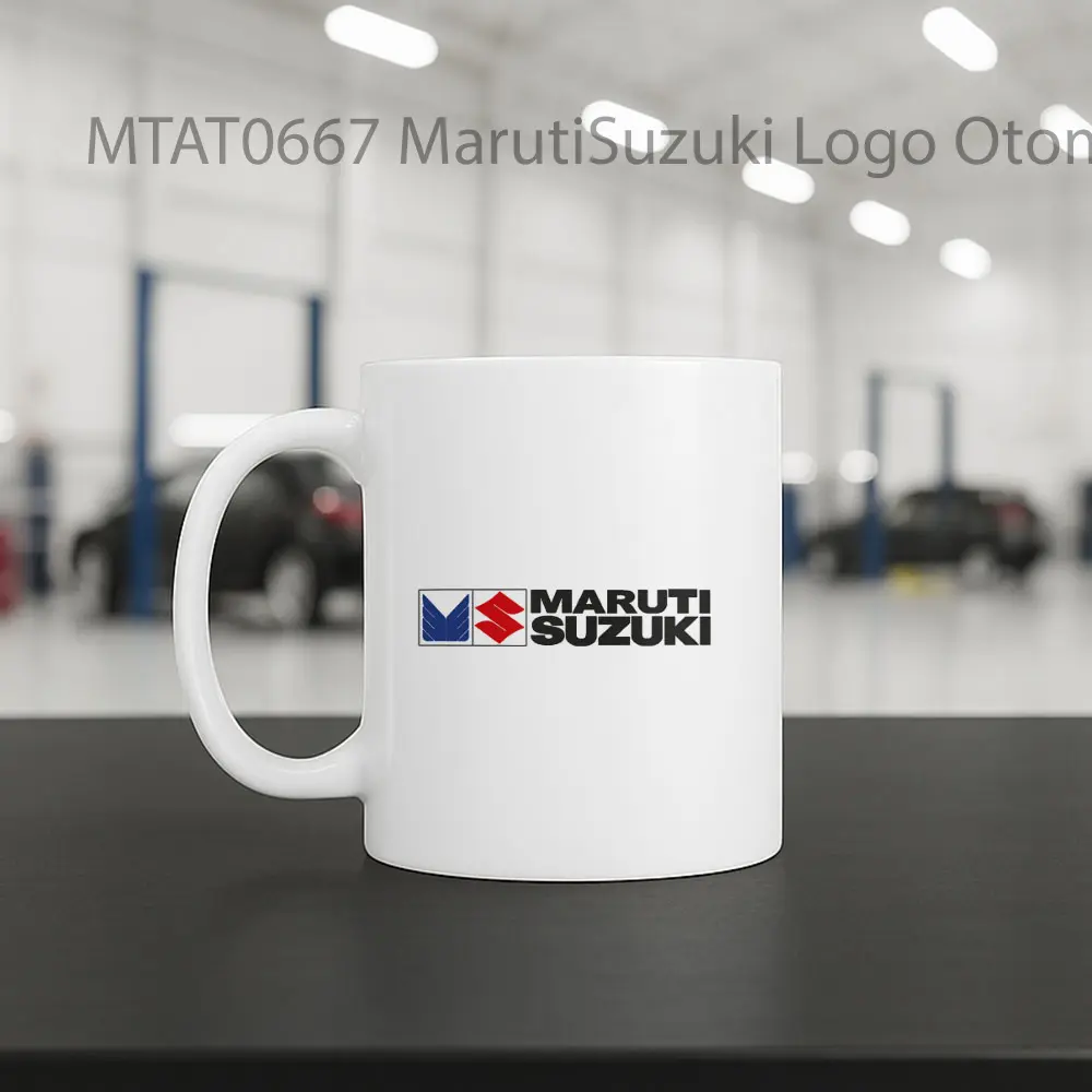 MarutiSuzuki Logo Otomotif Mug - Sudut 2