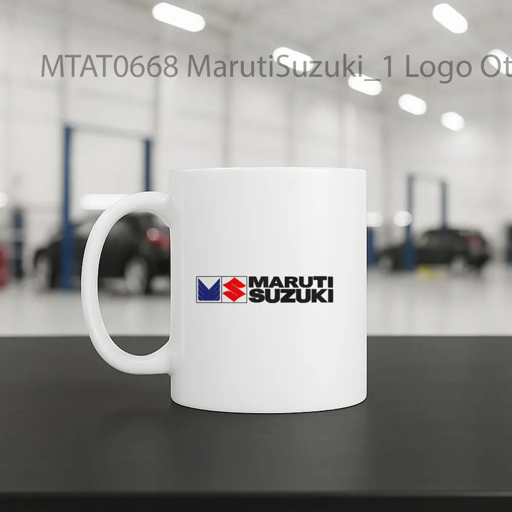MarutiSuzuki_1 Logo Otomotif Mug - Sudut 2