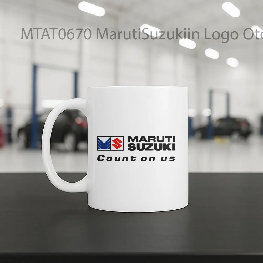 MarutiSuzukiin Logo Otomotif Mug - Sudut 2