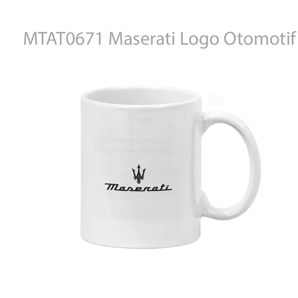 Maserati Logo Otomotif Mug
