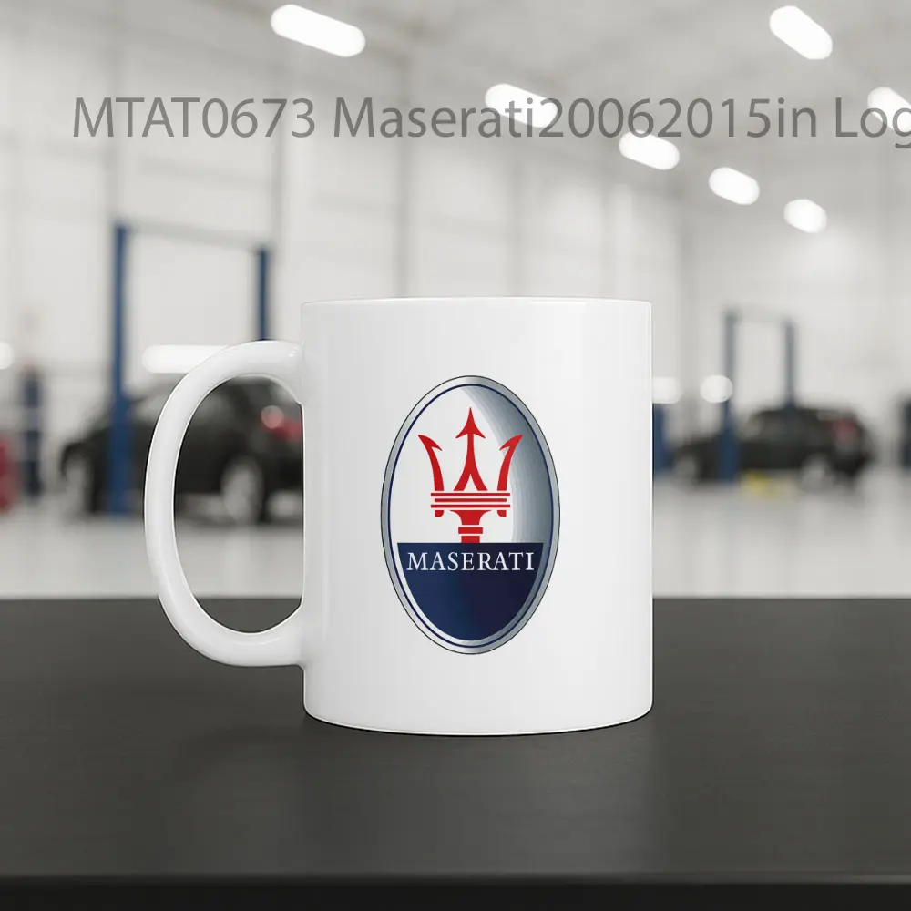 Maserati20062015in Logo Otomotif Mug - Sudut 2