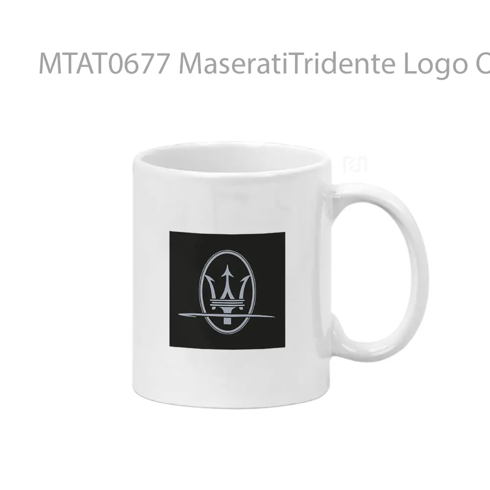 MaseratiTridente Logo Otomotif Mug