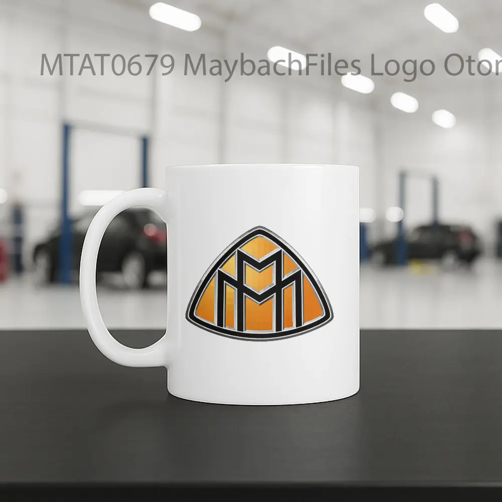 MaybachFiles Logo Otomotif Mug - Sudut 2