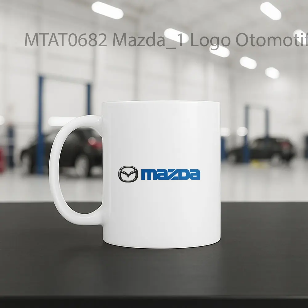 Mazda_1 Logo Otomotif Mug - Sudut 2