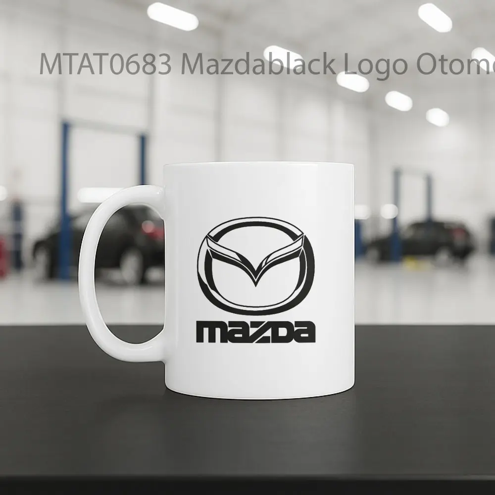Mazdablack Logo Otomotif Mug - Sudut 2