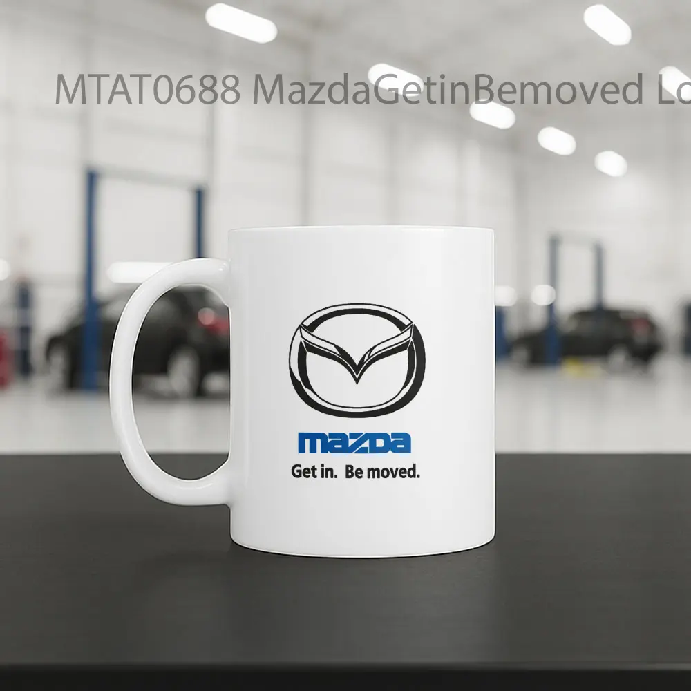 MazdaGetinBemoved Logo Otomotif Mug - Sudut 2