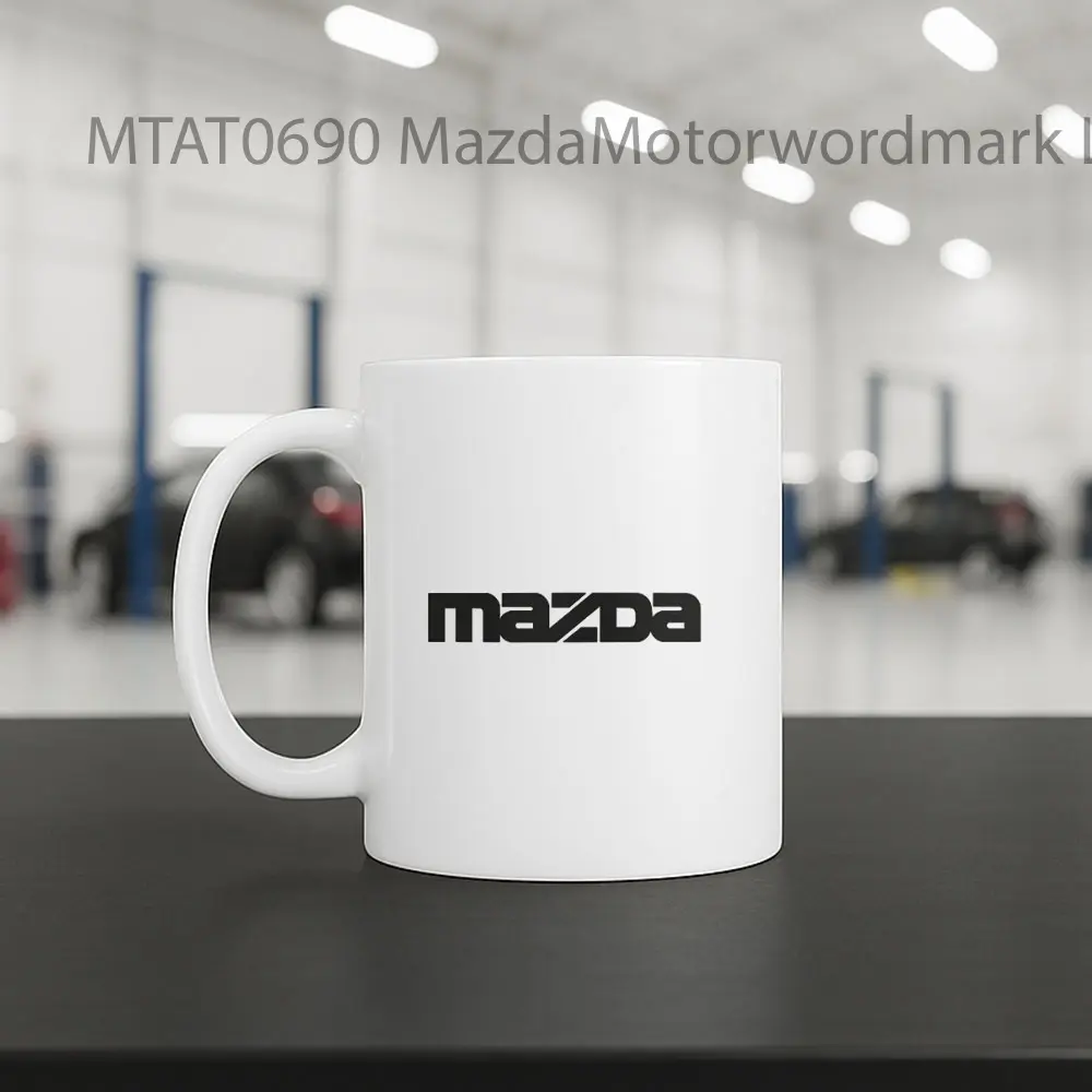 MazdaMotorwordmark Logo Otomotif Mug - Sudut 2