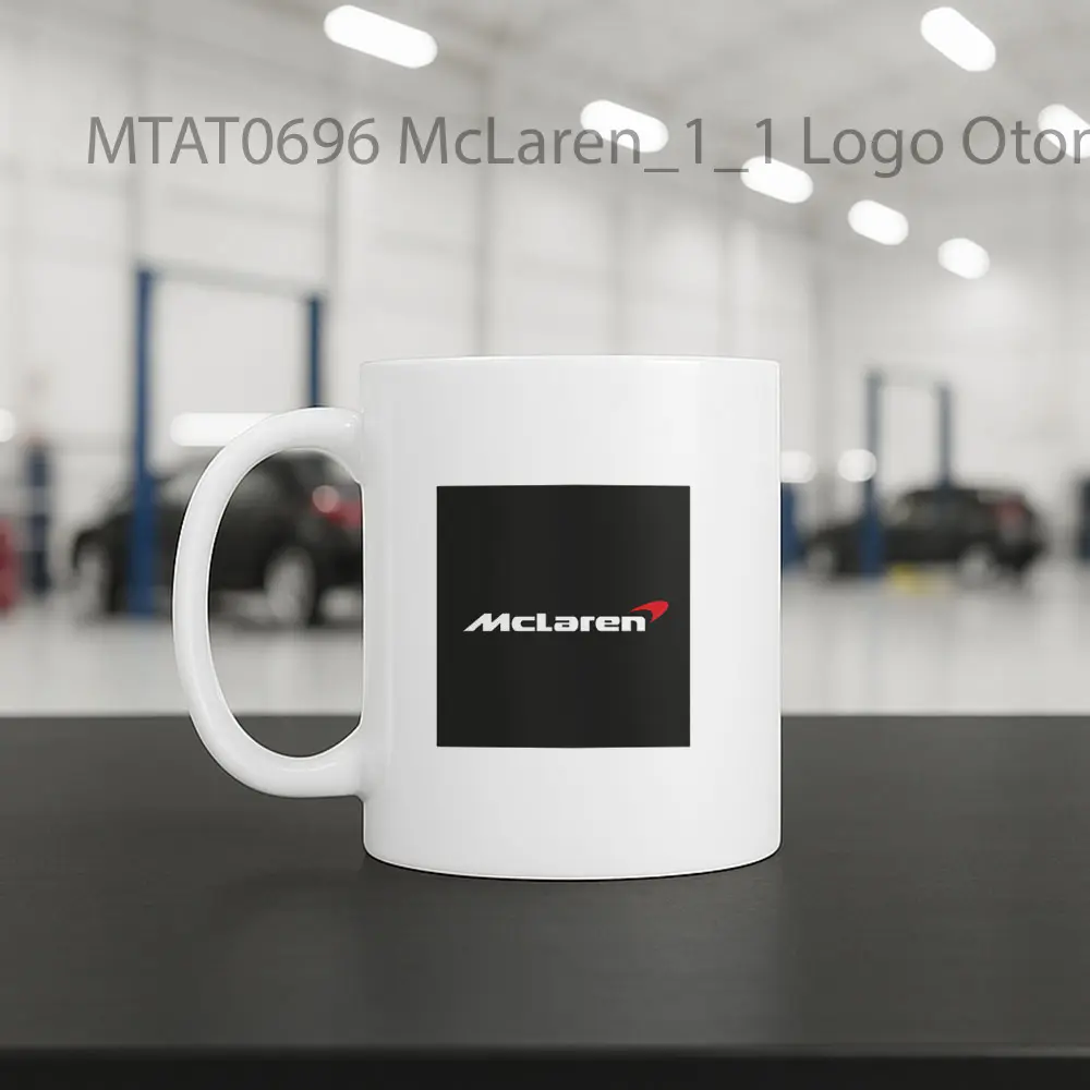 McLaren_1_1 Logo Otomotif Mug - Sudut 2