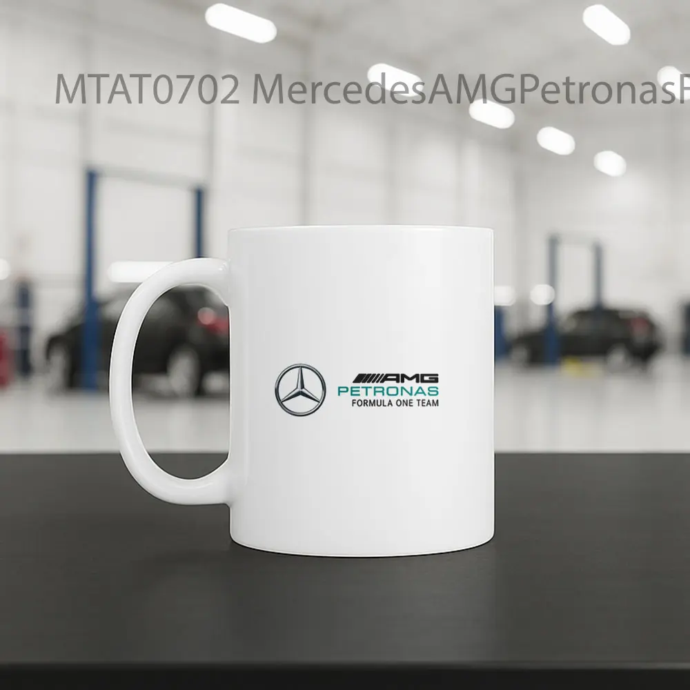 MercedesAMGPetronasFormulaOneTeam Logo Otomotif Mug - Sudut 2